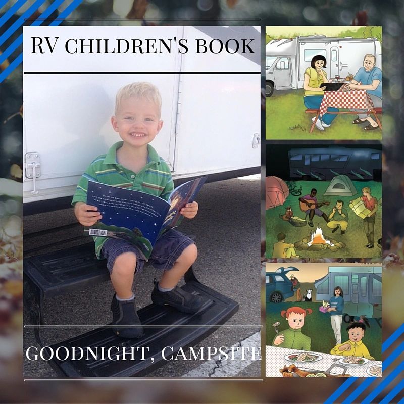Kids camping book, RV gifts, gifts for RV campers, preschool camping books, kids books camping theme