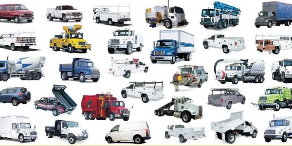 distintos tipos de vehiculos de trabajo
