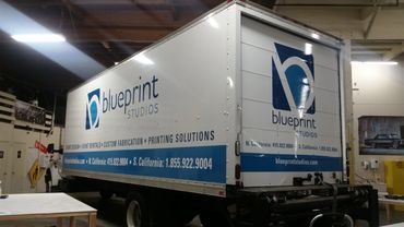 Truck fleet Installation Blueprint studios SF