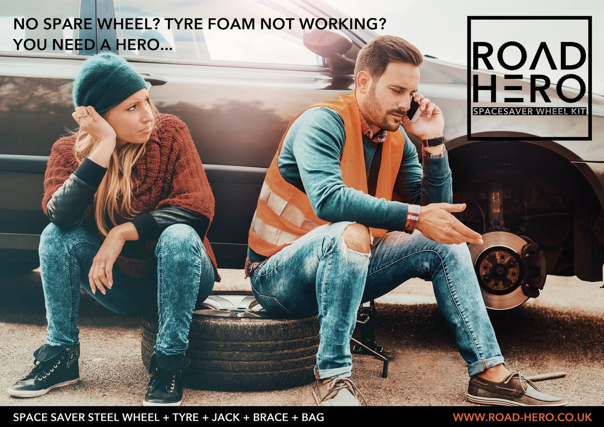 ROAD HERO Space saver wheel & tyre kit