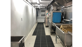 conveyer rack dishwasher rental, mobile kitchen rentals