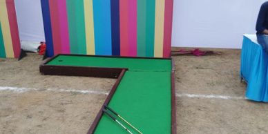 MINI GOLF GAME ON  RENT IN GURGAON, NOIDA, DELHI & FARIDABAD