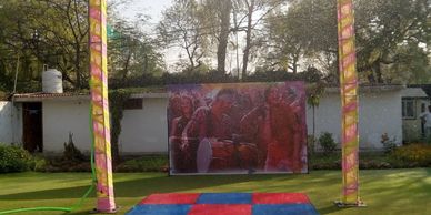 RAIN DANCE SETUP RENTAL IN DELHI, GURGAON, NOIDA & FARIDABAD