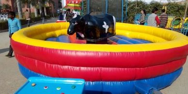 MACHANICAL BULL RIDE GAME RENTAL IN GURGAON, NOIDA, DELHI & FARIDABAD
