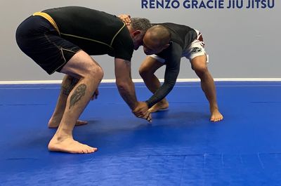 Half Thai Clinch and wrist control in Nogi