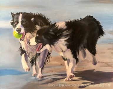 Commissioned Pet Portrait - Original Painting