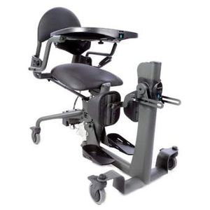 EasyStand Evolv Shadow tray in the seated position.