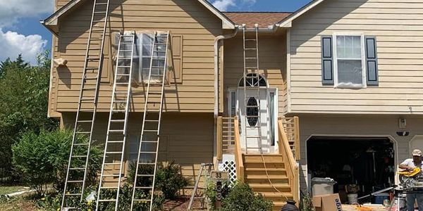 House undergoing remodel