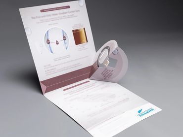 die cut web key package