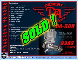 Desert Aircraft DA-50R Gas Engine