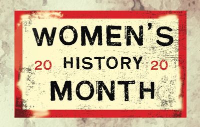Womens History Month banner small size