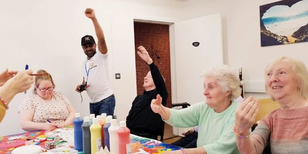 A Bereavement Charity offering Dementia Support with an Arts & Craft Day.