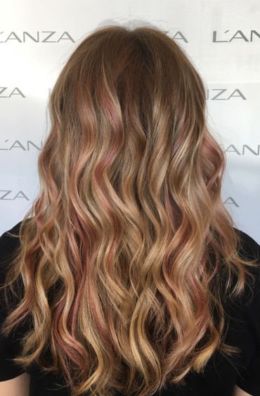 Gorgeous Rose Gold Highlights 