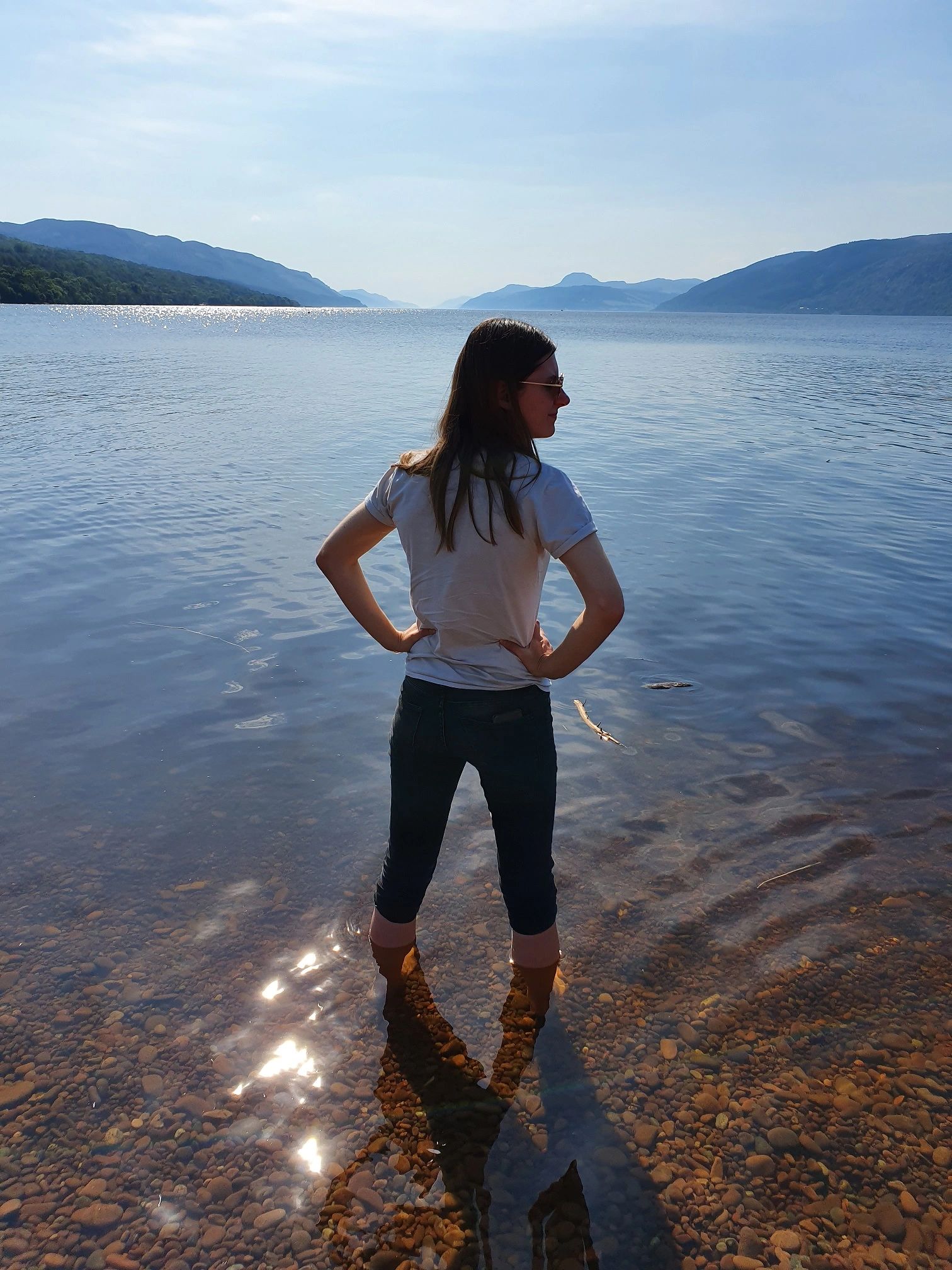 One of our guests dipping their toes in!