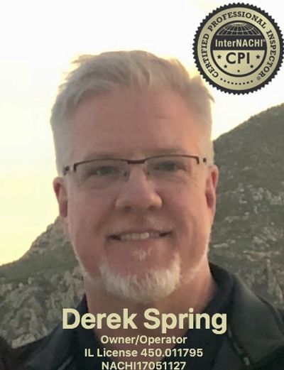 Derek Spring, InterNachi Certified and Illinois Licensed home inspector, Bloomington, Normal, IL