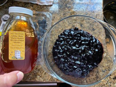 Blueberry and honey recipee.