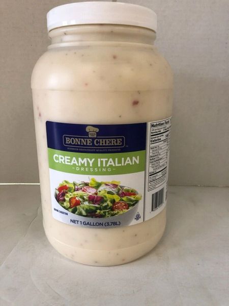 Bonne Chere Creamy Italian Dressing Gallon Carbon Copy Dressing