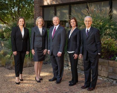 Estate planning attorneys Sarah Everett Fowler, Kelly DeBerry, Blair Norman, Catherine Norman & Roger Norman