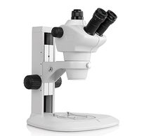 Includes: SZT213 Trinocular Body, Video Coupler, 10X Eyepiece pair with TS1011Track Stand
