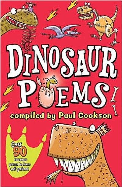 A funny children's book featuring dinosaurs.
