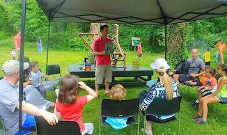 Inspirational and humorous camp shows for campers with comedian for kids, Darren Sardelli.