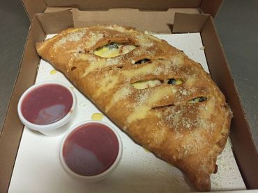 Calzone with light parmesan cheese (large)