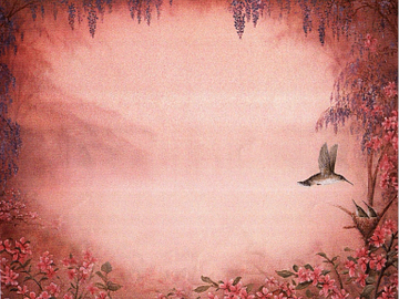 Hummingbird Double Name Print