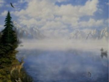 Mountain Majesty Double Name Print