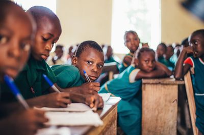 Helping students in Africa