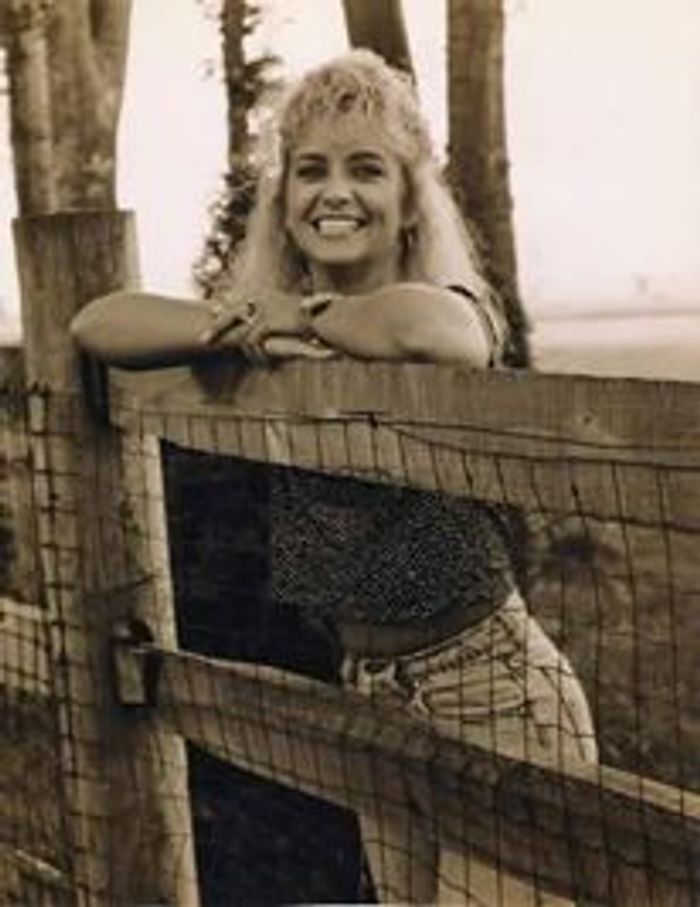 Sherri Lynn when she sang in Nashville at The Ryman Auditorium in 1995.