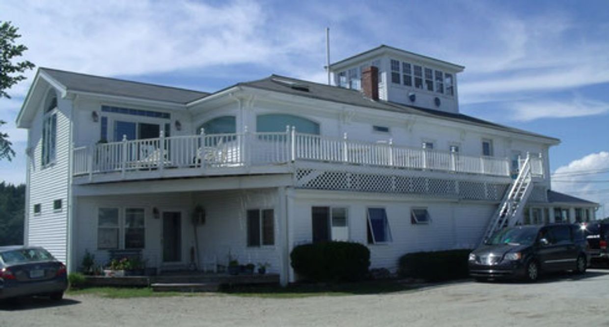 Spinney's Guesthouse with cupola, Popham Beach, Maine
