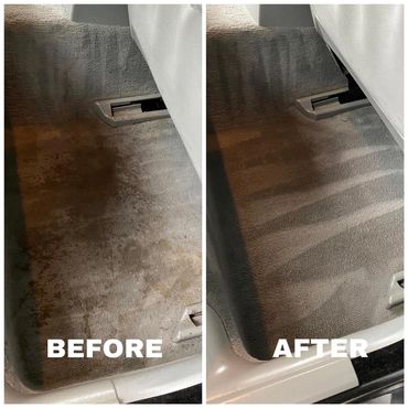Auto Detail Service - soda removal from carpets and floorboards