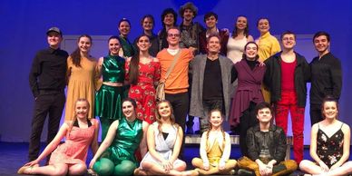 The cast featured 22 actor/singer/dancers with Patrick directing, choreographing, and playing the ro