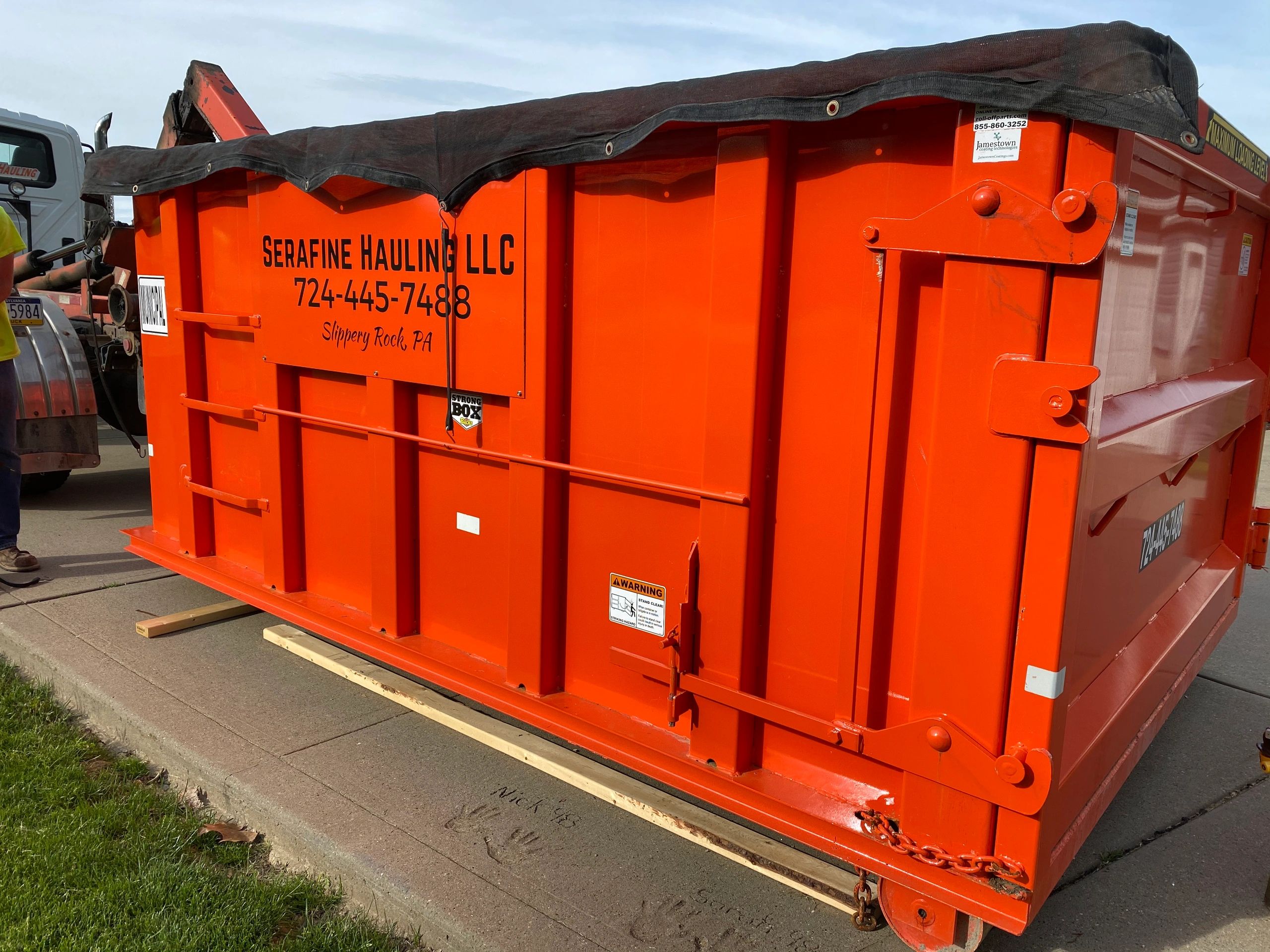 Serafine Hauling LLC RollOff Dumpsters, Dumpster, Dumpster Rental