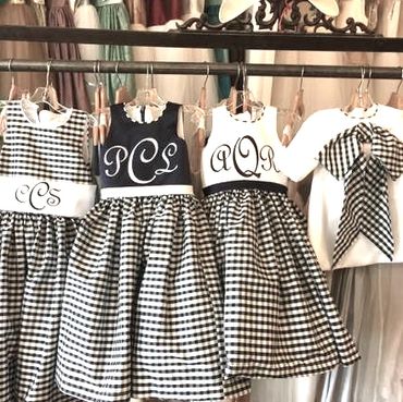 MONOGRAMMED FLOWER GIRL DRESSES RING BOY SHIRT