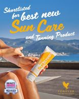 Aloe Sunscreen shortlisted for best new sun care and tanning product