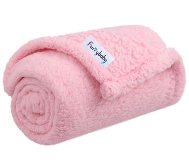 Furrybaby Pink Fleece Blanket 
$20.00