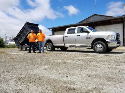Junk Removal Aptos. Truck and Trailer with 10 cubic yard capacity. Junk and Trash Removal Aptos.