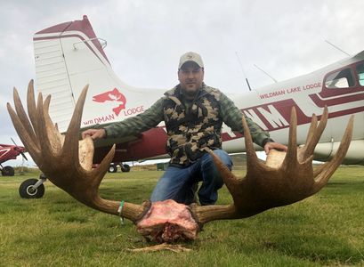 Trophy Moose for Sergio and Norma DesChamps of Monterrey, Mexico