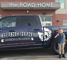 Helping Hands Moving and Maids movers give back to the Road Home in Midvale, Utah