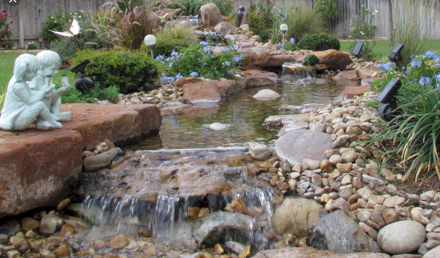 Pondless river installation