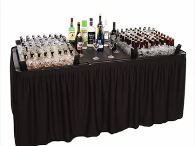 6' Chill Bar Table with Skirting