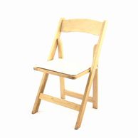 Natural Wood Garden Chair