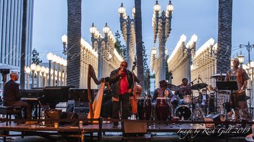 Images by Rich AMeN Gill of a great night of Jazz at LACMA...