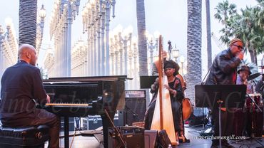 Images by Rich AMeN Gill of a great night of Jazz at LACMA...
