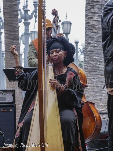 Images by Rich AMeN Gill of a great night of Jazz at LACMA...