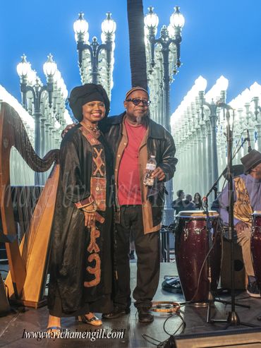 Images by Rich AMeN Gill of a great night of Jazz at LACMA...