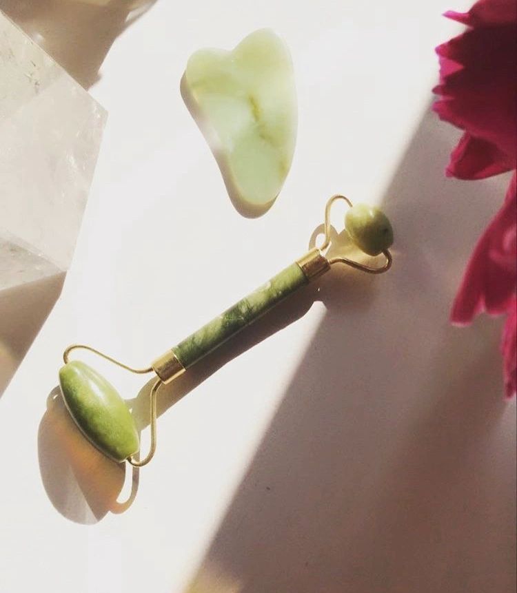 Jade Gua sha and roller
