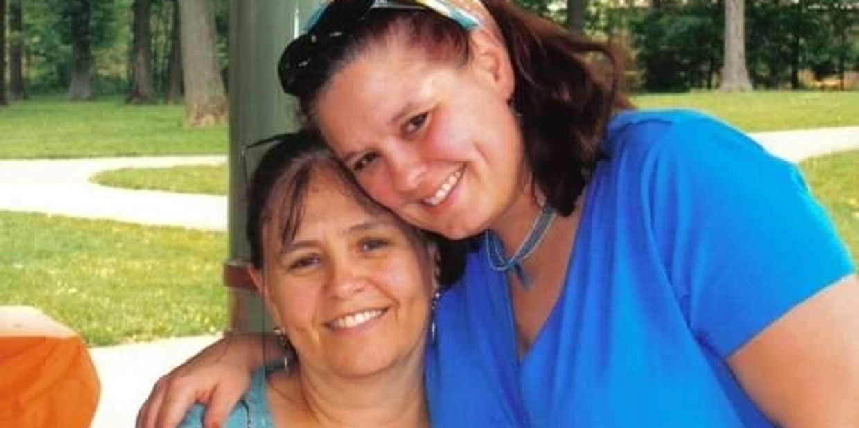 Doe Hart and her daughter, Stephanie.  We think about and miss Doe every day.