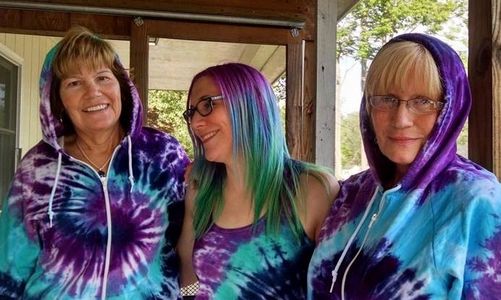 Love of tie dye color